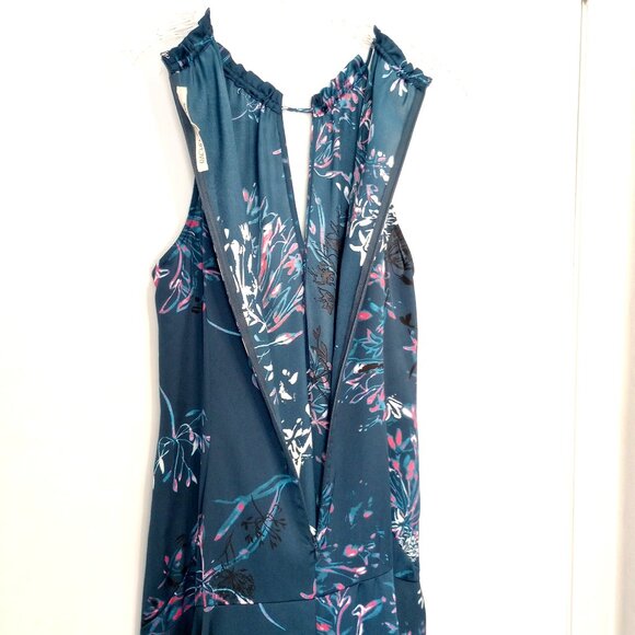 Rachel Roy Claudette Floral Tie Front Midi Dress - Picture 7 of 12